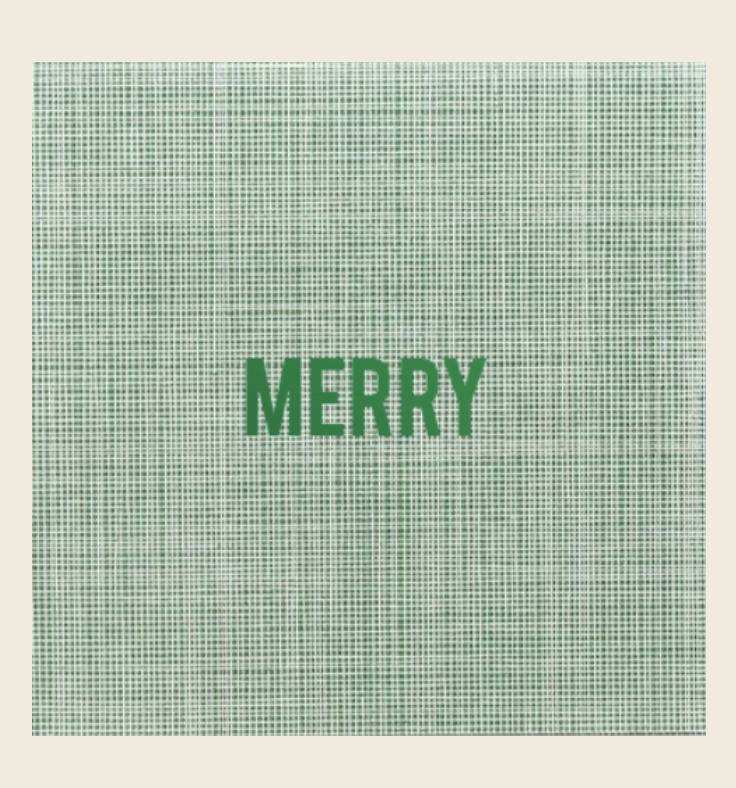Merry Disposable Cocktail Napkin | No Reservations
