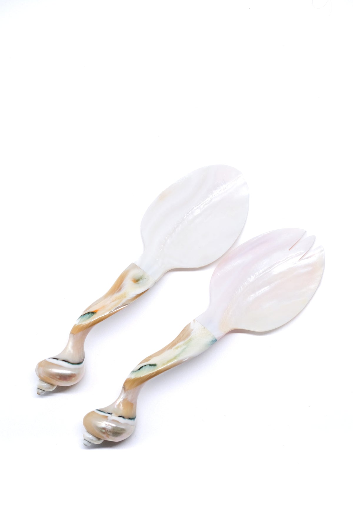 Seashell Serving Set in Pearl White