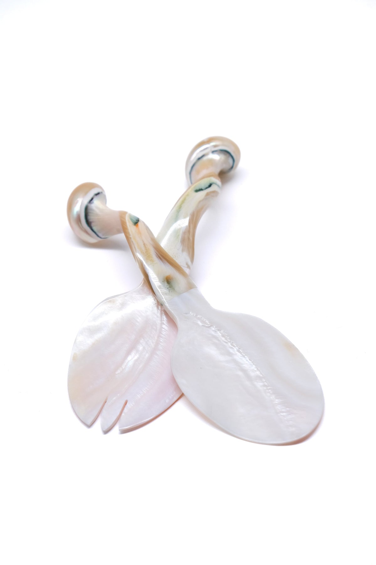 Seashell Serving Set in Pearl White