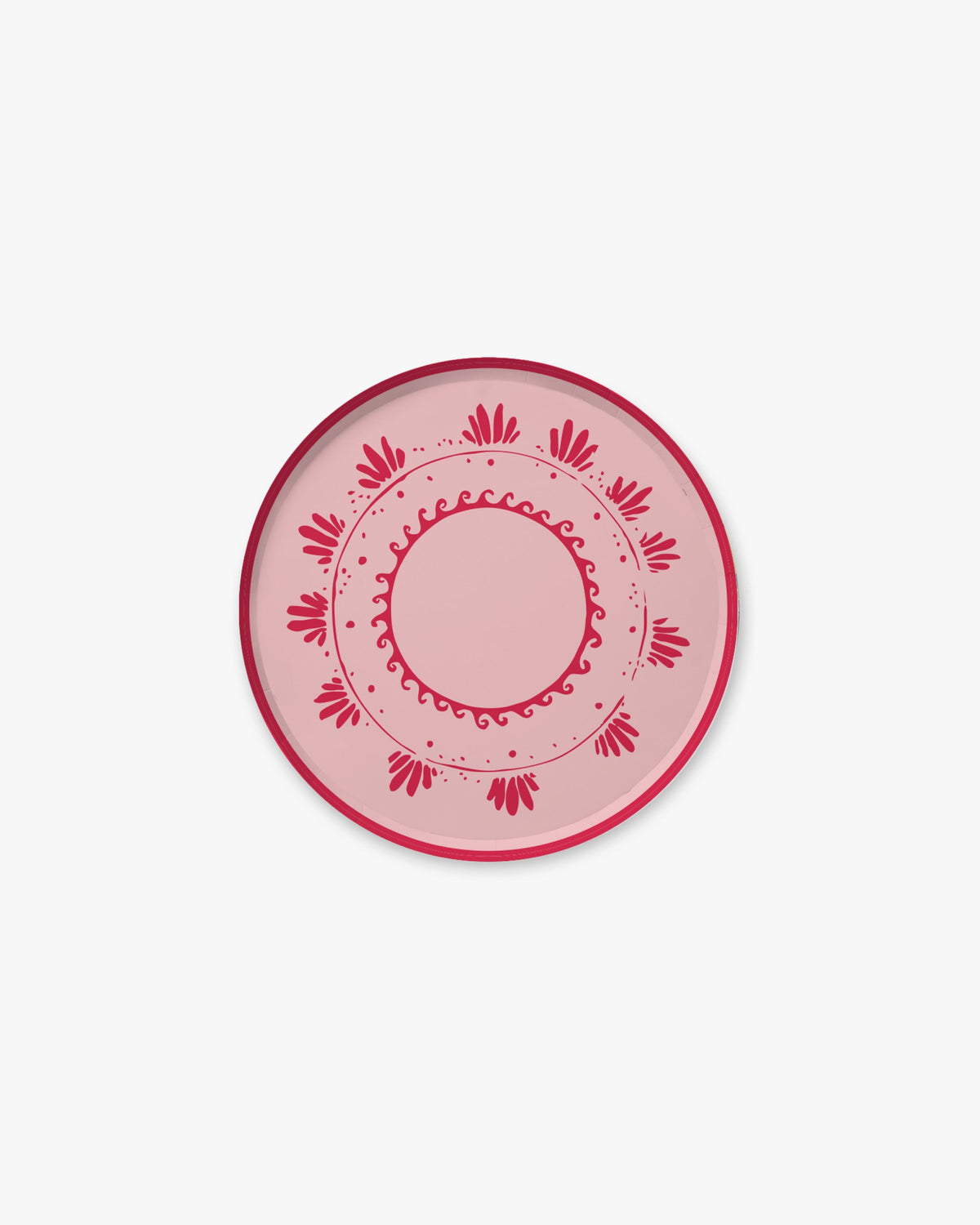 Soleil Hors d'Oeurves Plate Set - Flamingo