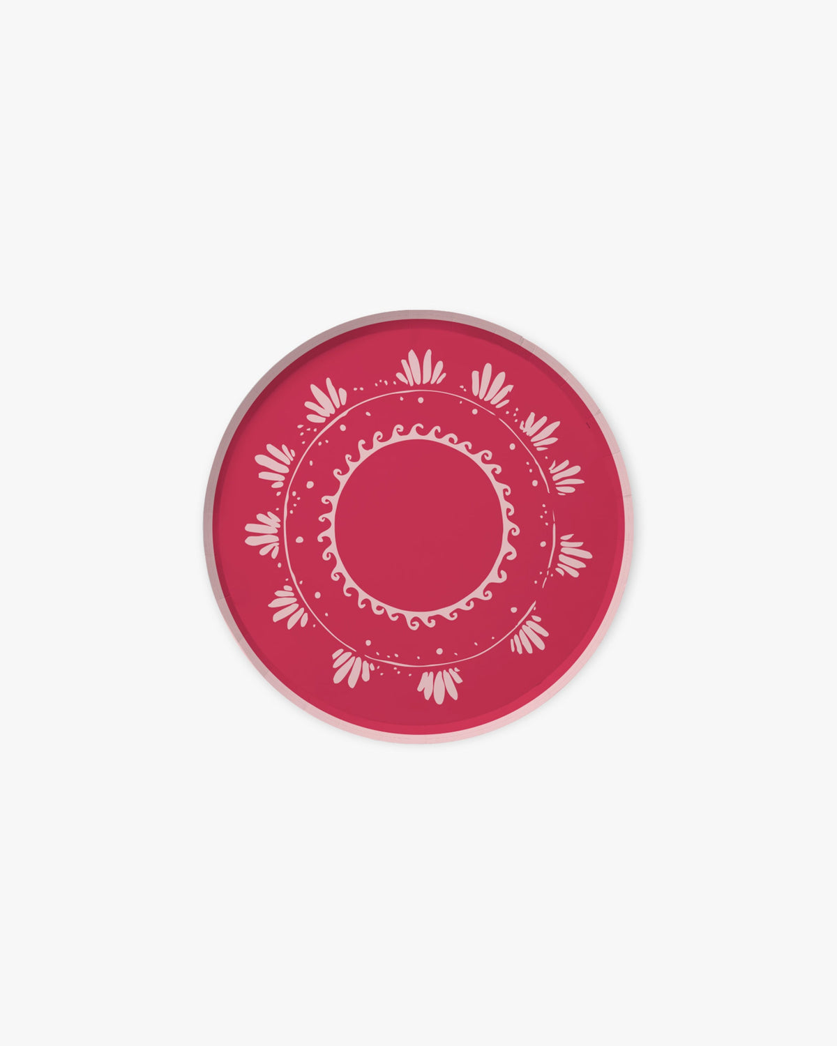 Soleil Hors d'Oeurves Plate Set - Fuchsia