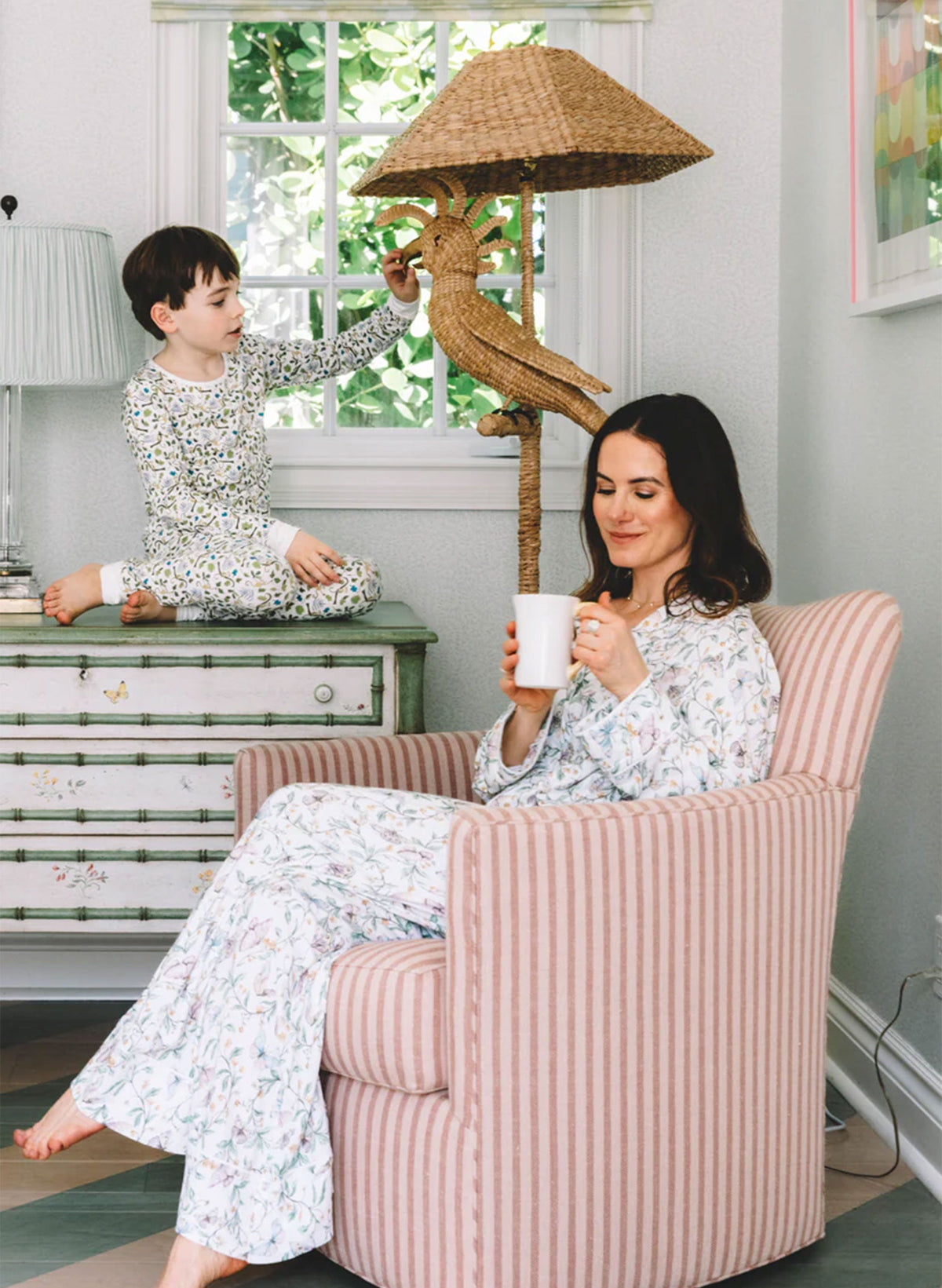 Women's Parker Pajama Set - Botanical Whisper | Timo & Violet