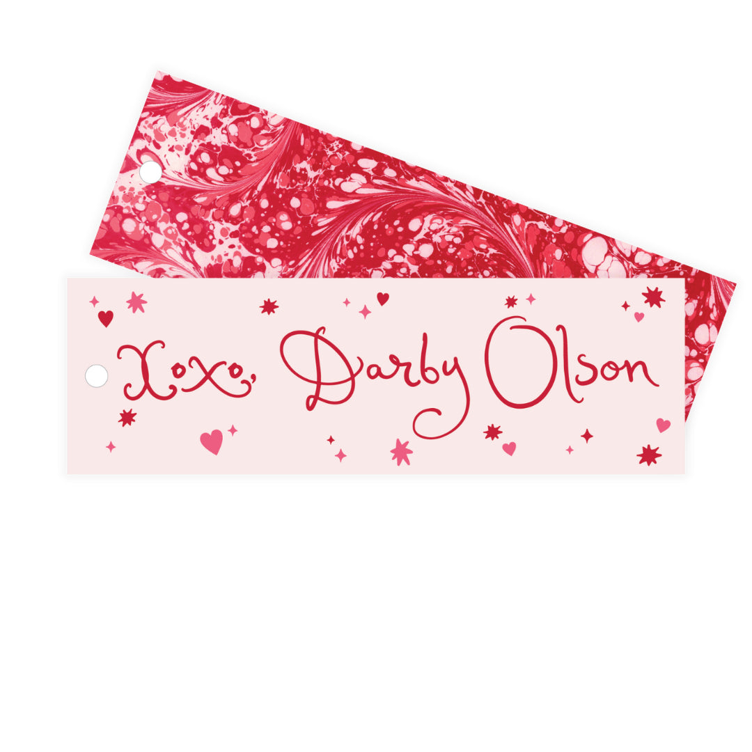 Funky Stars and Hearts Skinny Gift Tags | Rawson Collective