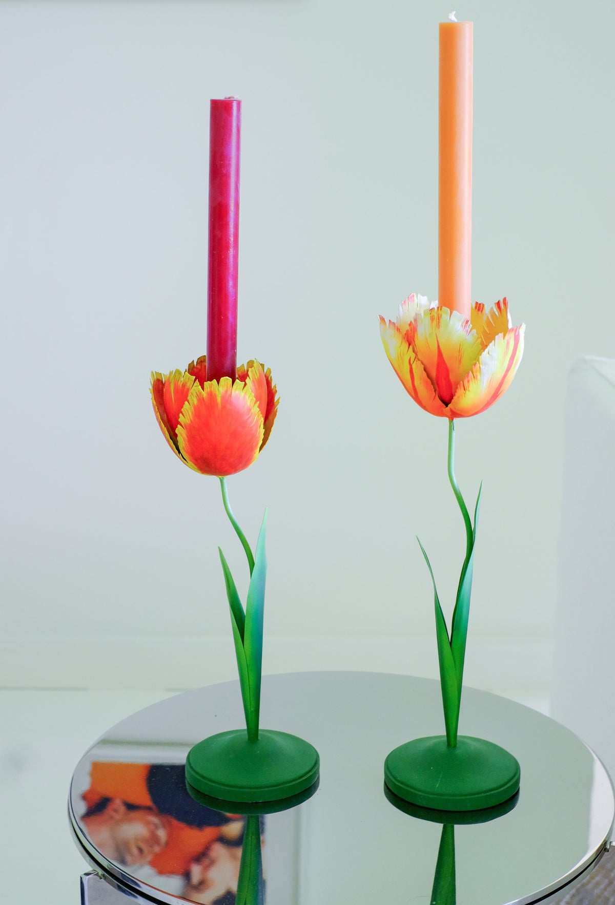 Tulip Candleholder 10" - Pink | Inner Child