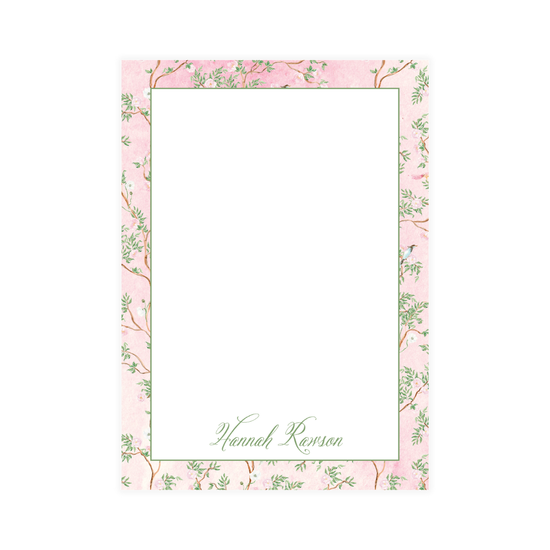 Spring Chinoiserie Notepad