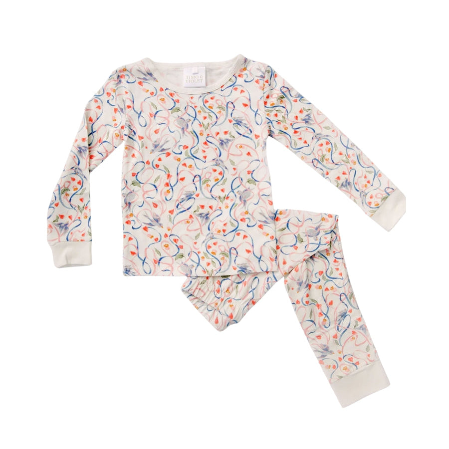 Two Piece Pajamas - Songbird