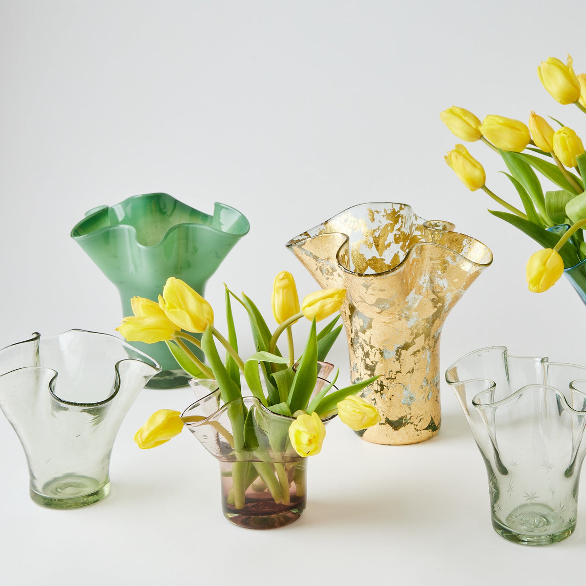 Petite Lettuce Leaf Vase without "7" stamp