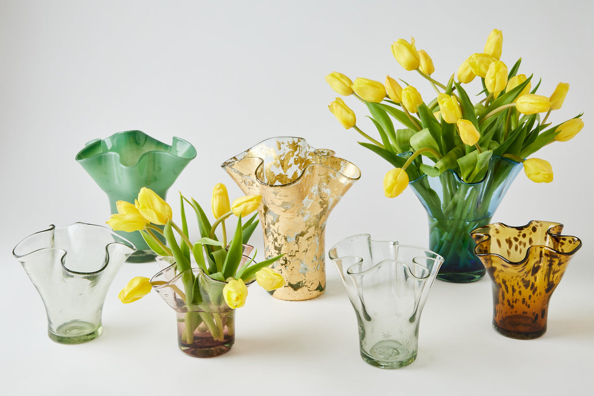 Petite Lettuce Leaf Vase (Clear) | Half Past Seven