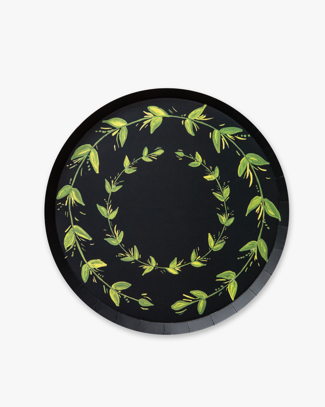 Verde Vines Dinner Plate Set - Midnight | Table Two Studio