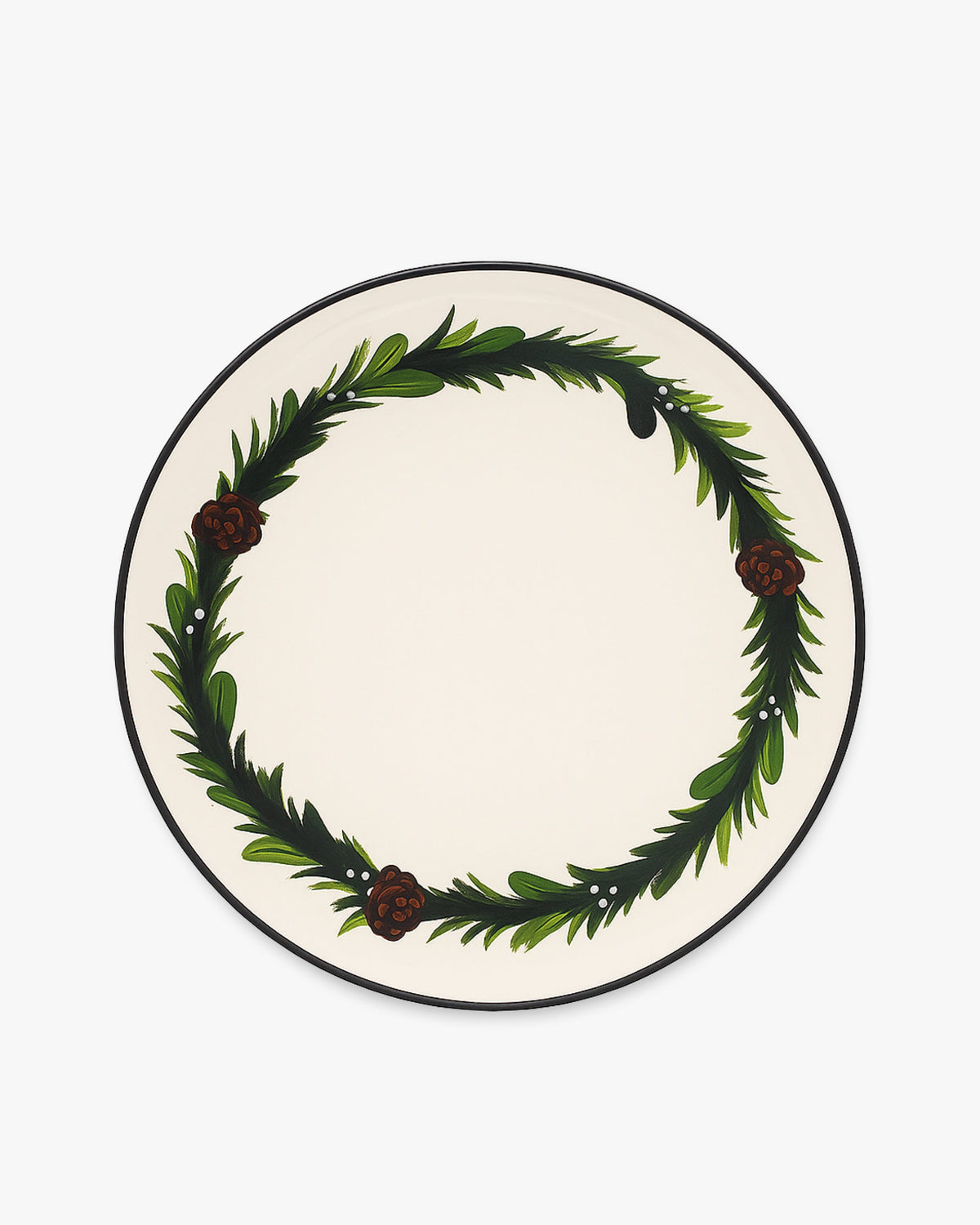 Winter Laurel Dinner Plate Set - Spruce