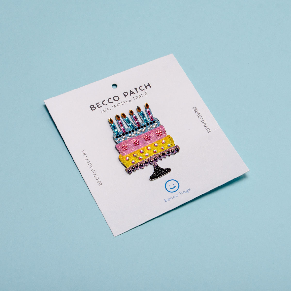 Happy Birthday! Rhinestone Patch | Becco Bags