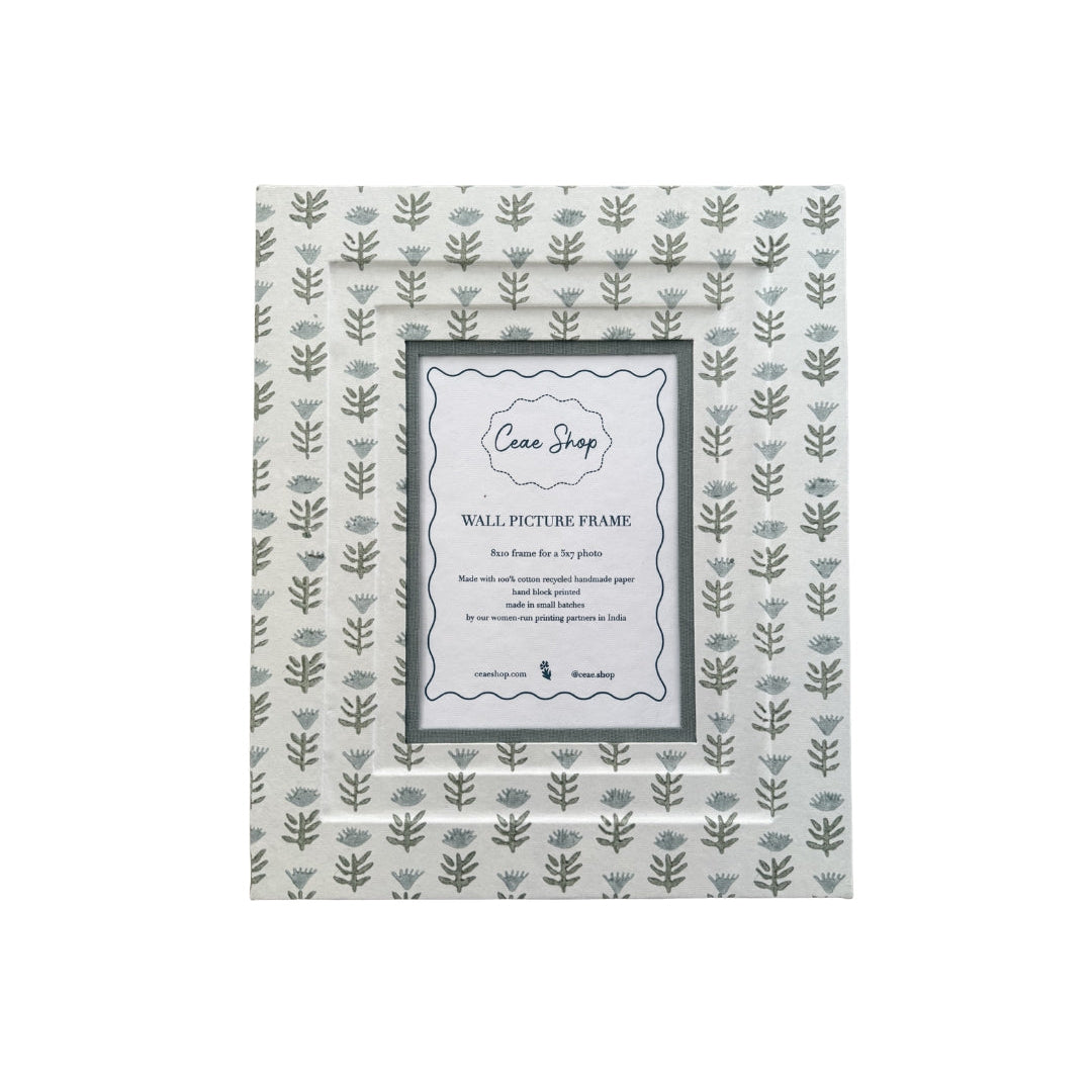 5x7 Block Printed Frame - Claire Serene | Ceae Shop