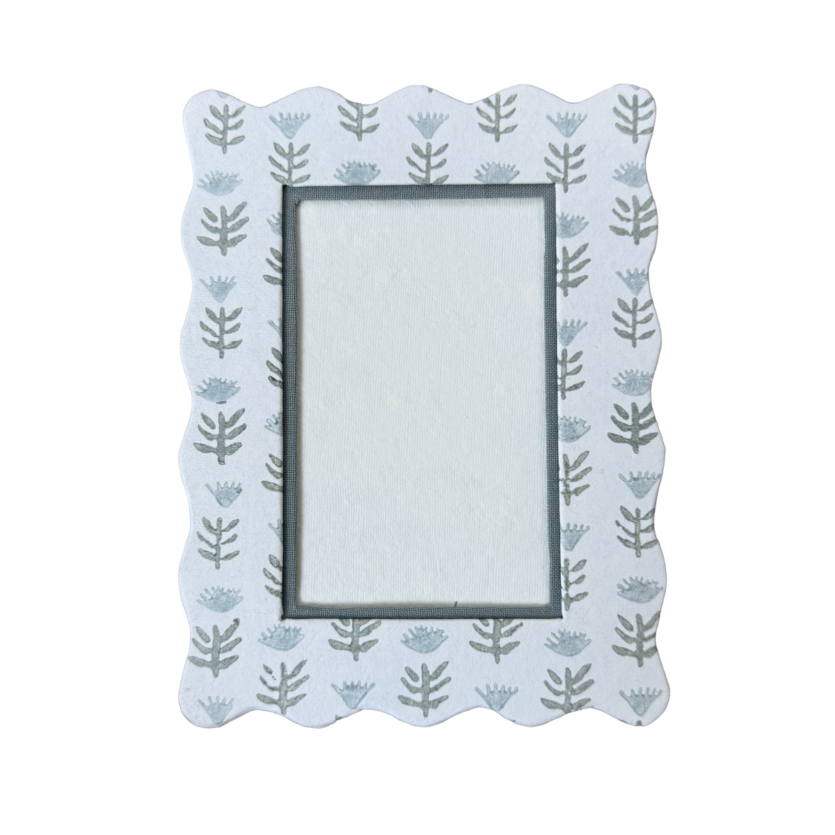 4x6 Block Printed Frame - Claire Serene | Ceae Shop