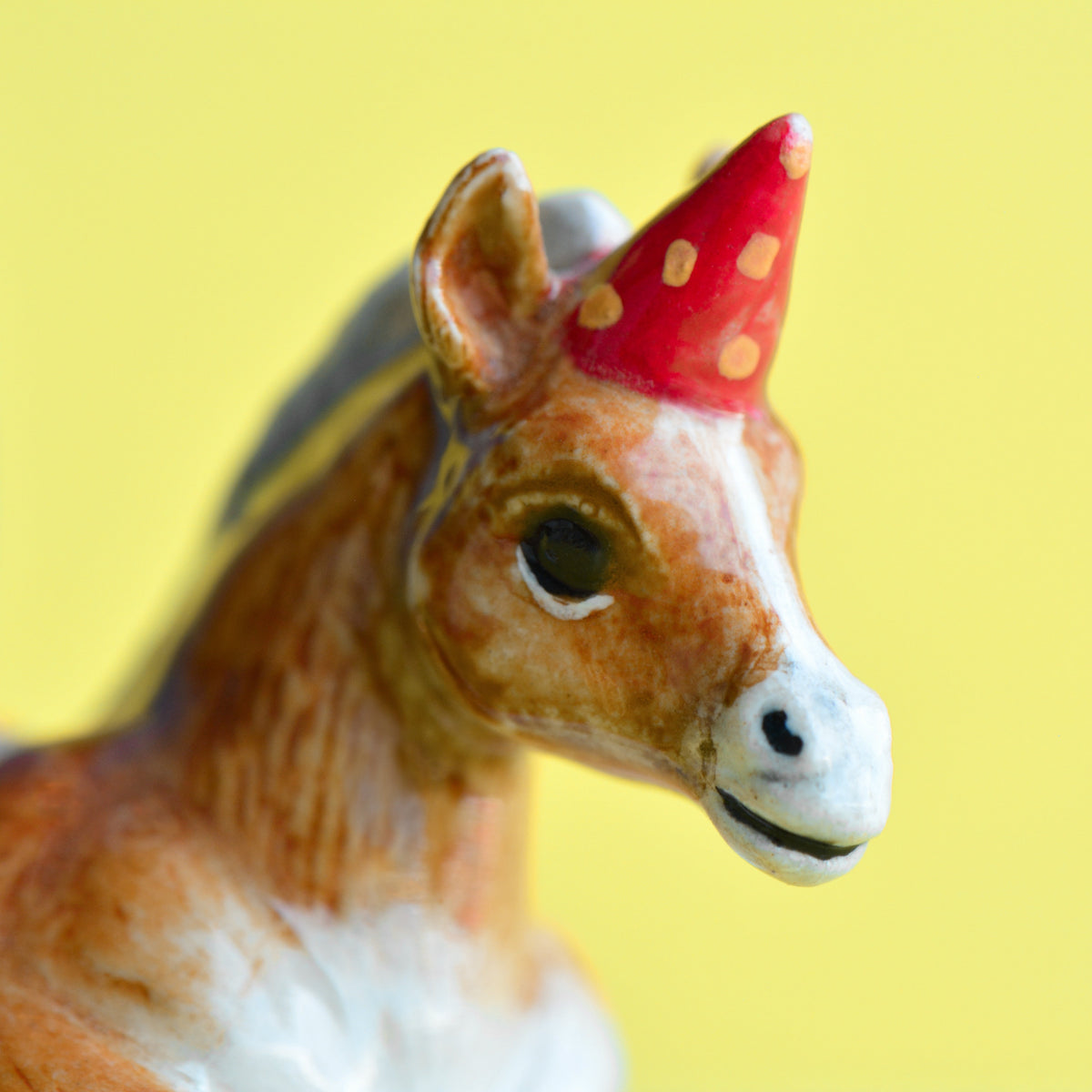 Year of the Horse Cake Topper | Porcelain Party Animal | Candle Holder | Chinese Zodiac