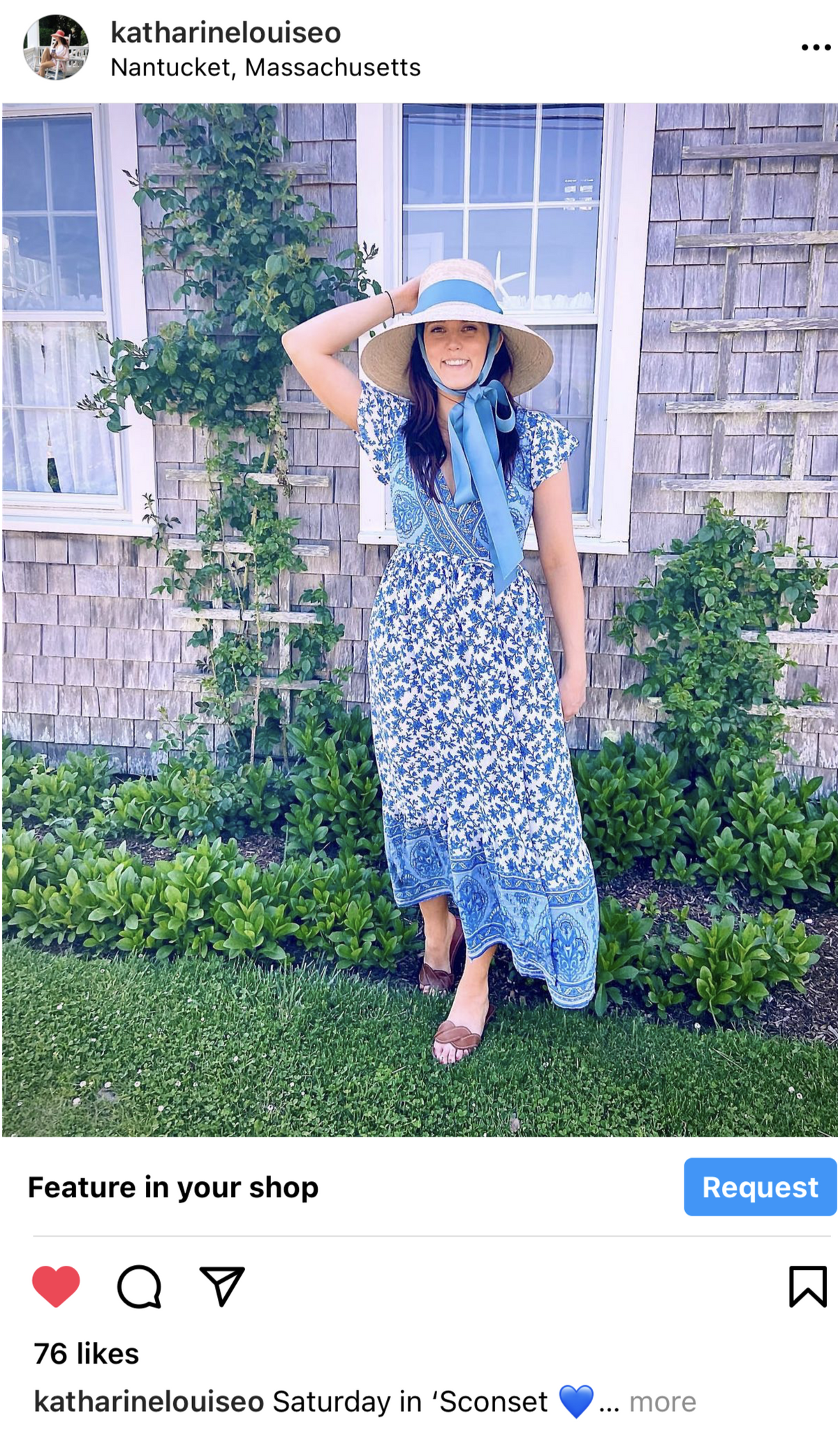 Wildflower Sun Hat - Masters Green Wide &amp; Short Grosgrain Ribbon | Sarah Bray Bermuda