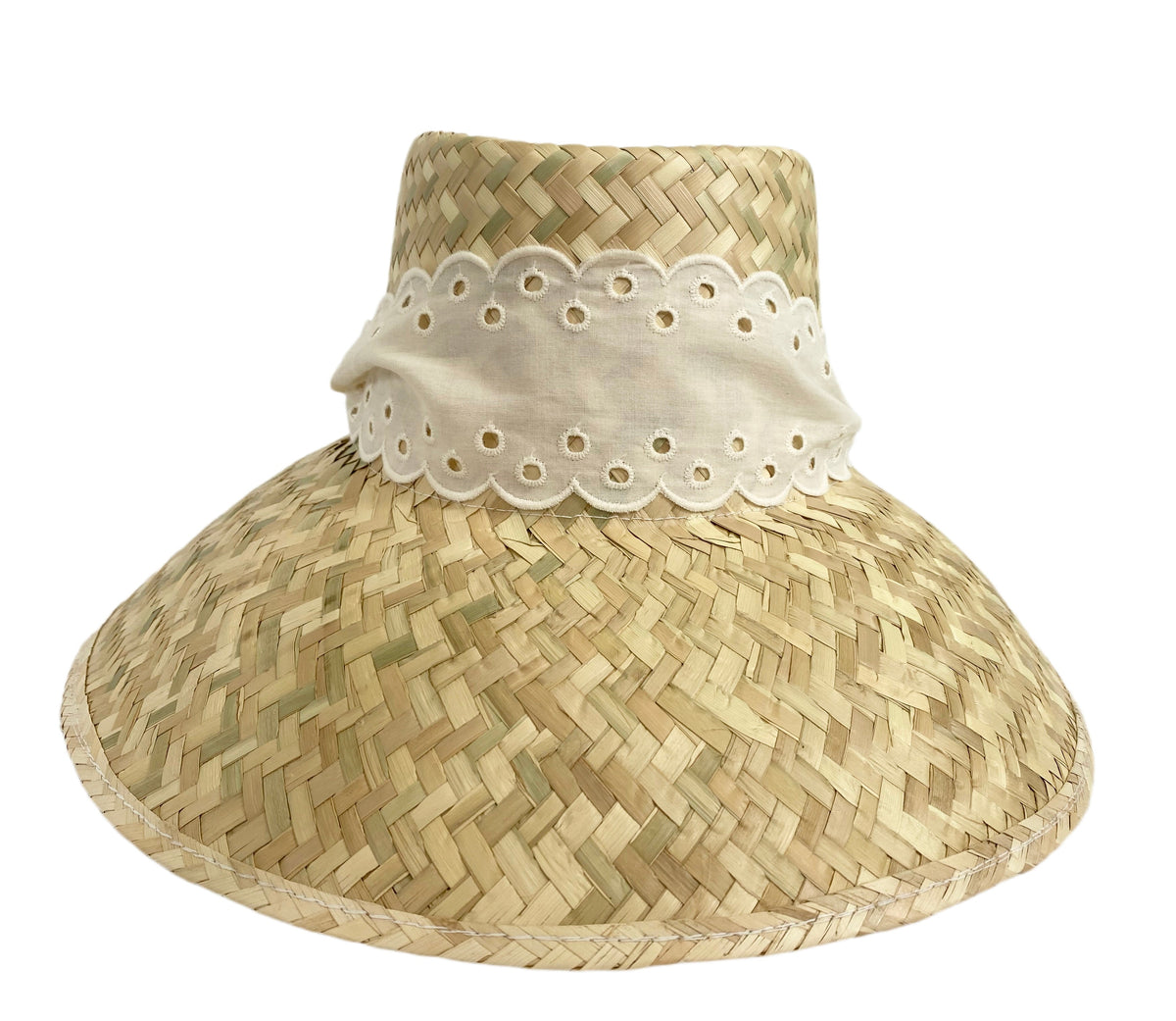 Antique Eyelet Scallop Ribbon - Wide &amp; Short