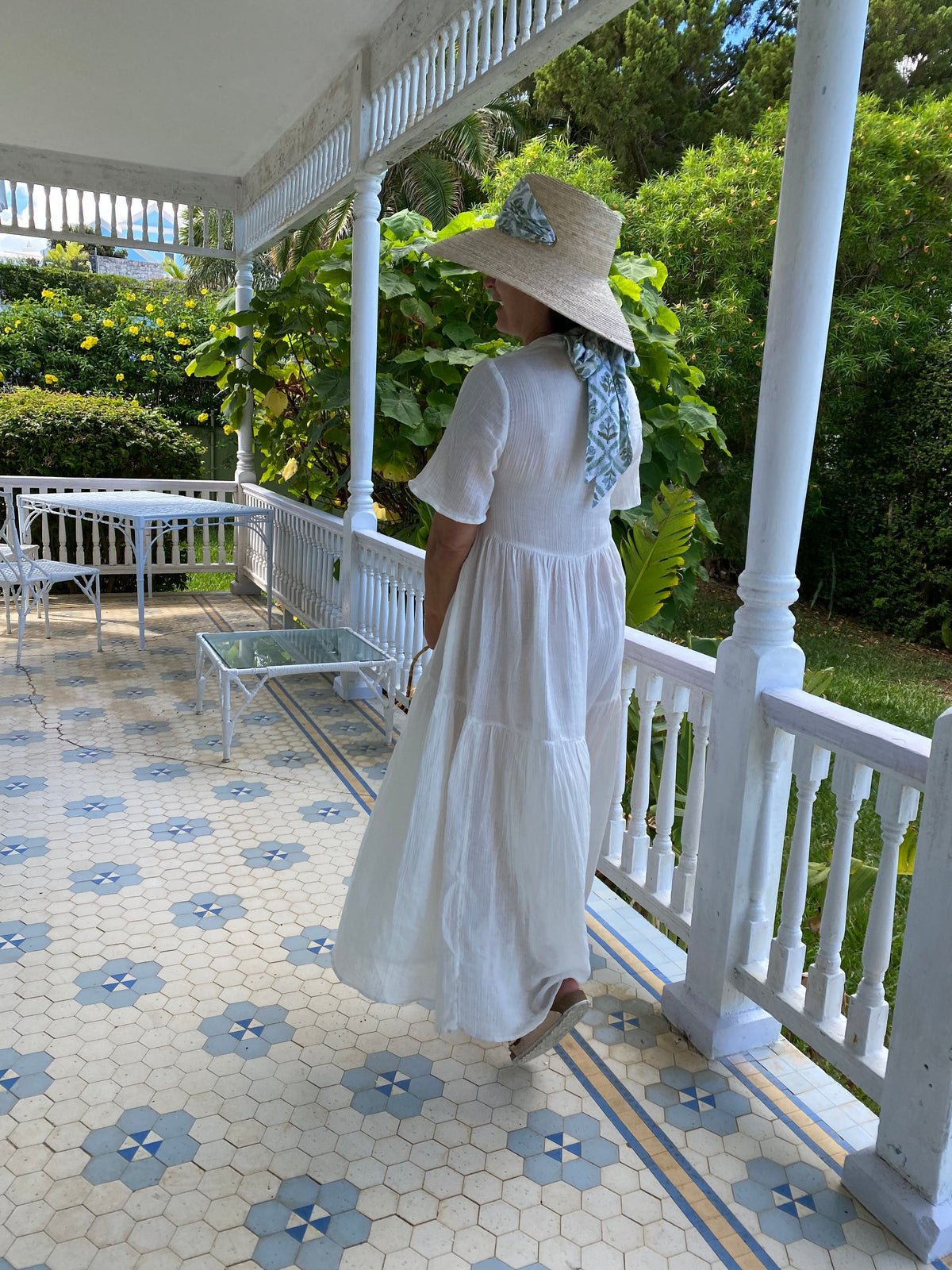 Wildflower Sun Hat - Masters Green Wide &amp; Short Grosgrain Ribbon | Sarah Bray Bermuda