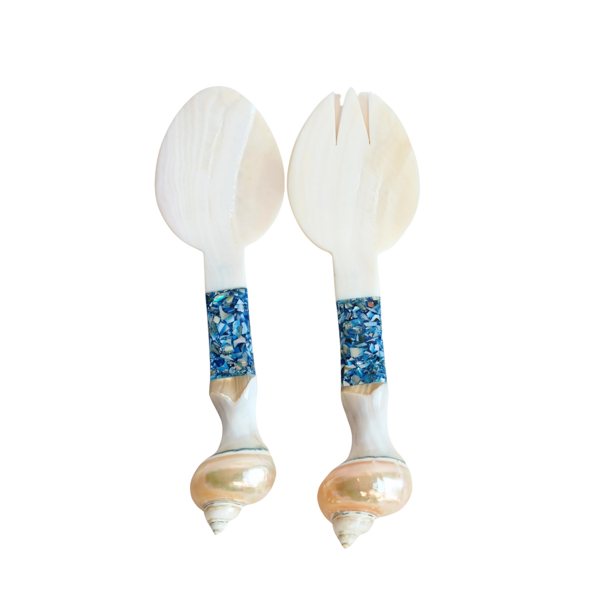 Seashell Serving Set in Blue