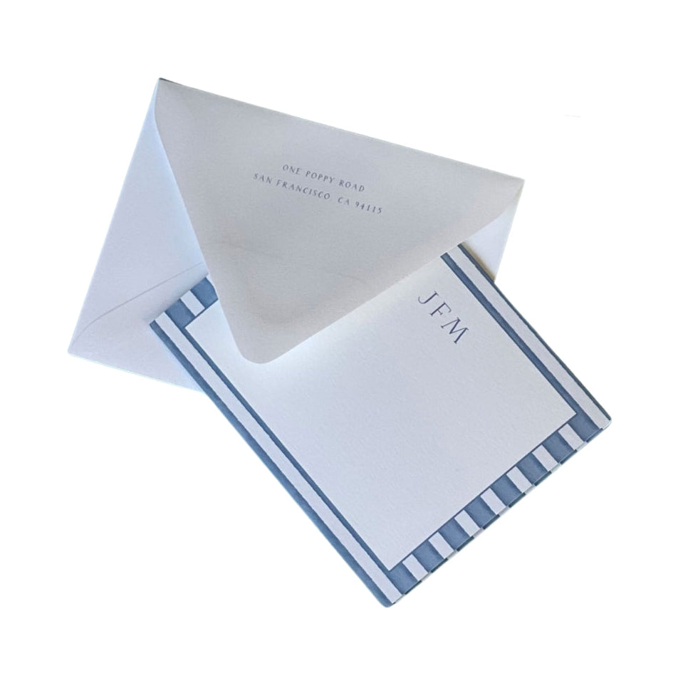 Striped Stationery Set | Poppy Gifting