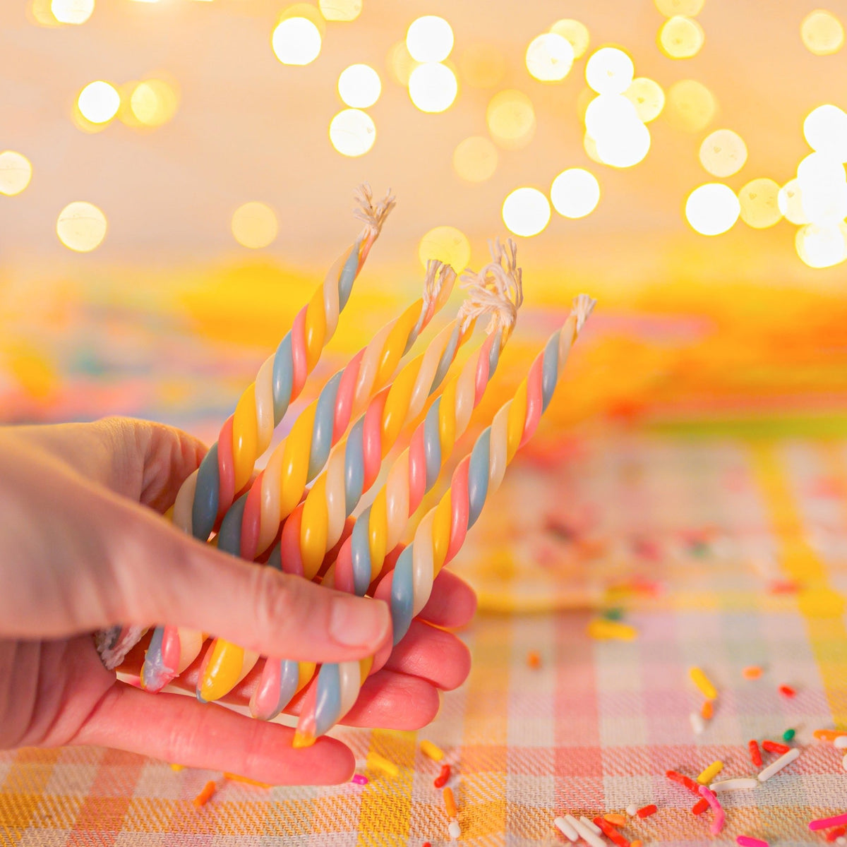 CANDLES Twisted MARSHMELLOW Candle (x5)